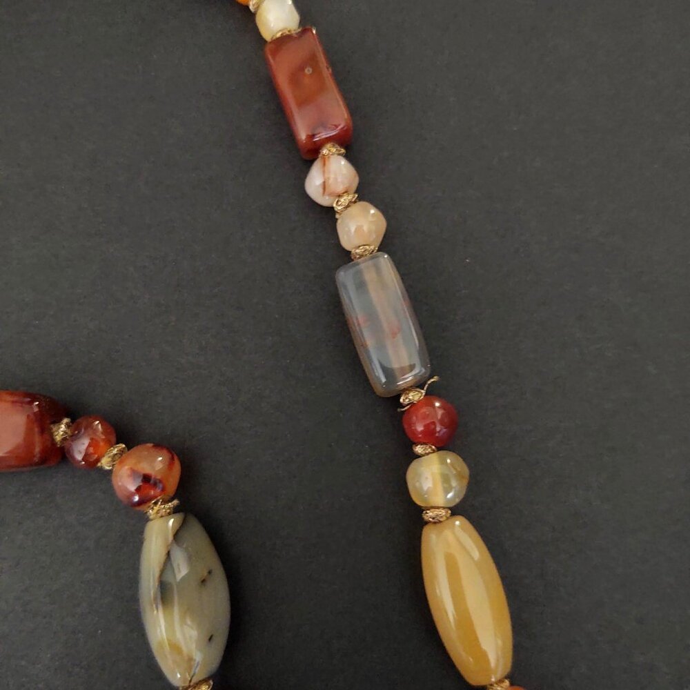 Single strand multi stone necklace - Picture 9 of 16